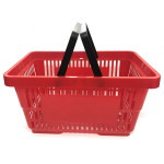 Купівельні кошики для супермаркету PLAST 22 Red Купівельні кошики для супермаркету PLAST 22 Red